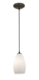 Access Lighting SydneyÂ glass pendant light in satin stainless, additional view