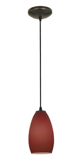 Access Lighting SydneyÂ glass pendant light in satin stainless, additional view