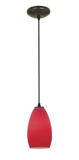 Access Lighting SydneyÂ glass pendant light in satin stainless, additional view