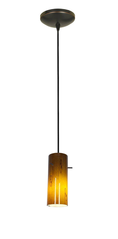 Access Lighting SydneyÂ glass pendant light in satin stainless, additional view