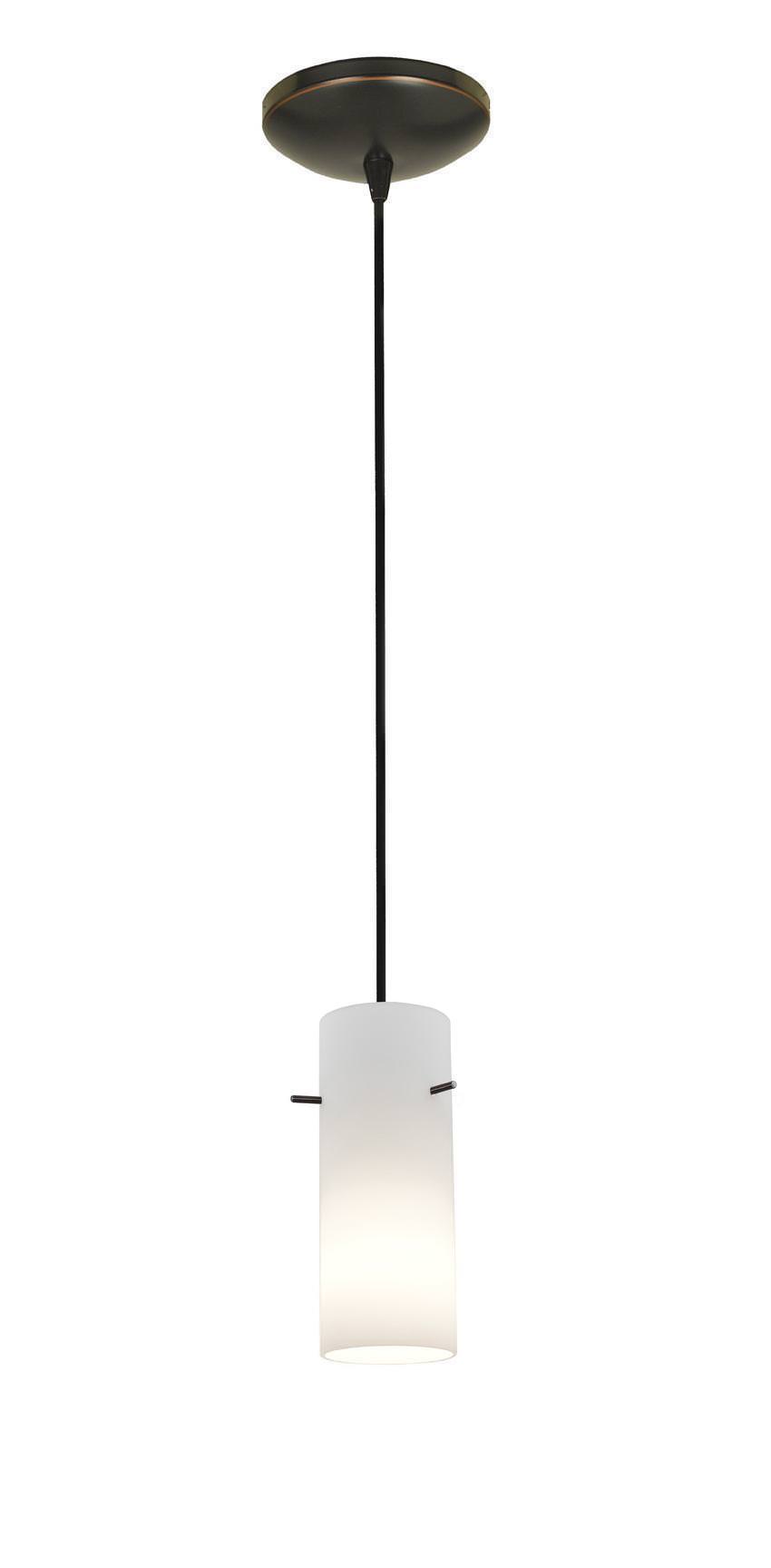 Access Lighting 28030-1C-ORB/OPL oil rubbed bronze / opal glass pendant light
