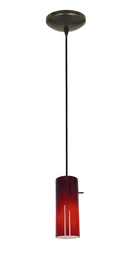Access Lighting SydneyÂ glass pendant light in satin stainless, additional view