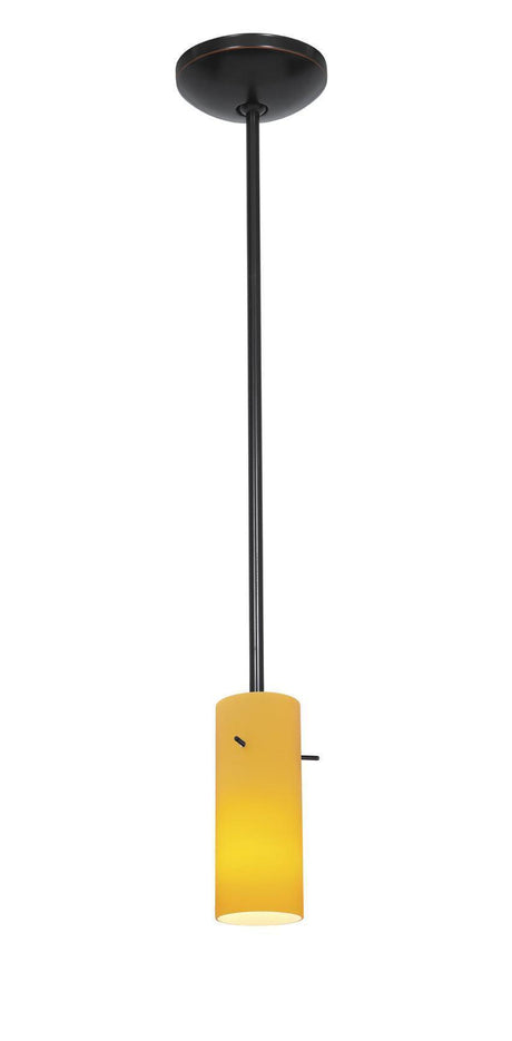 Access Lighting JanineÂ glass pendant light in satin stainless, additional view