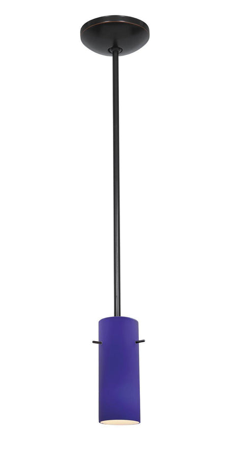 Access Lighting JanineÂ glass pendant light in satin stainless, additional view