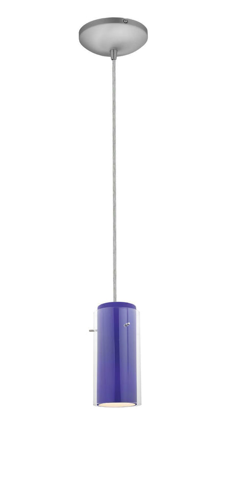 Access Lighting SydneyÂ pendant light in satin stainless, additional view