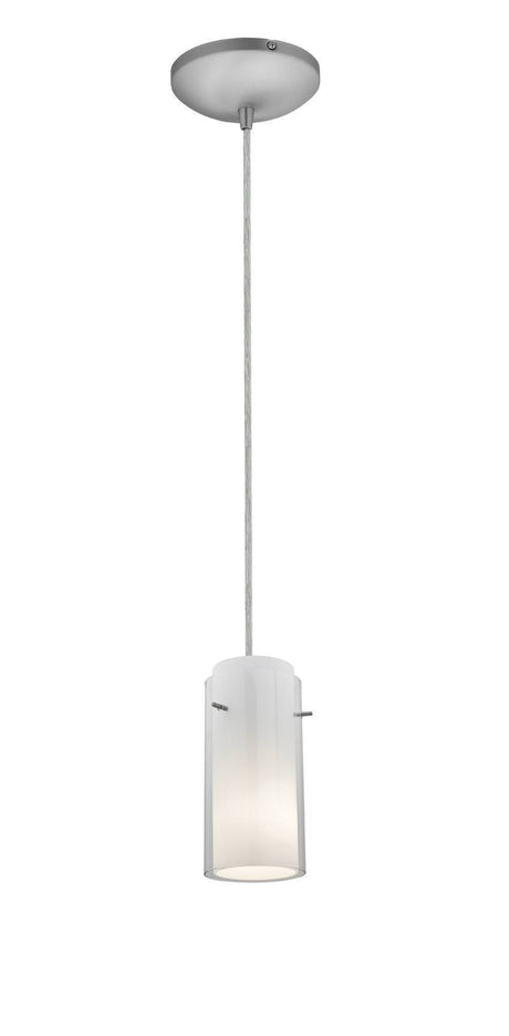 Access Lighting SydneyÂ pendant light in satin stainless, additional view