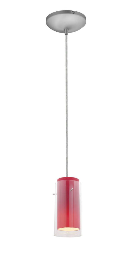 Access Lighting SydneyÂ pendant light in satin stainless, additional view