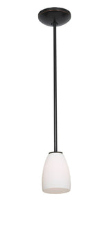 Access Lighting 28069-1R-ORB/OPL oil rubbed bronze / opal glass pendant light