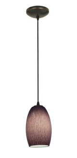 Access Lighting SydneyÂ glass pendant light in satin stainless, additional view