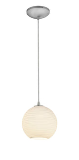 Access Lighting 28085-1C-BS/WHTLN brushed steel / white line pendant light