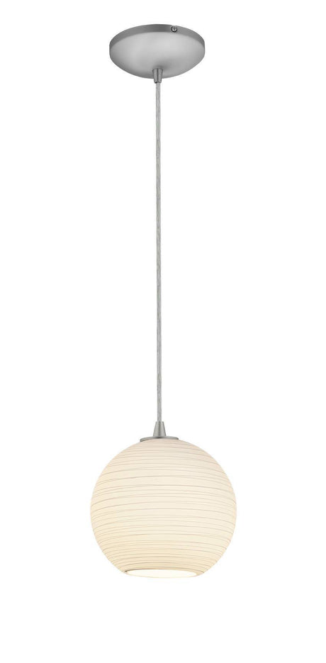 Access Lighting LanternÂ pendant light in polished brass, additional view