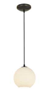 Access Lighting 28085-1C-ORB/WHTLN oil rubbed bronze / white line pendant light