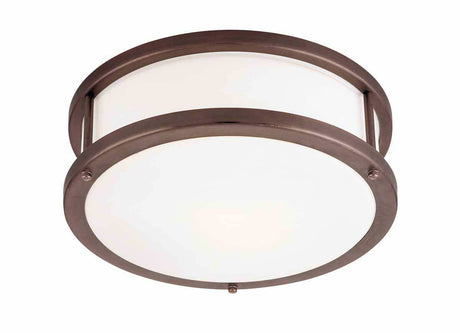 Access Lighting CongaÂ flushmount light in polished brass, additional view