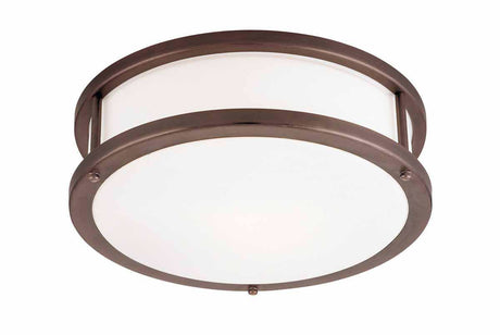 Access Lighting CongaÂ flushmount light in polished brass, additional view