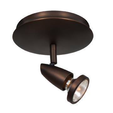 Access Lighting Mirage spot light in polished brass, additional view