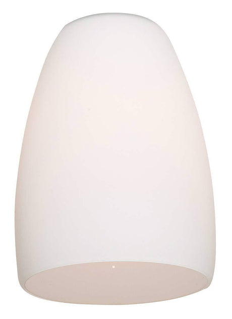 Access Lighting ConeÂ glass shade in satin stainless, additional view