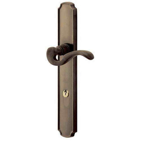 Baldwin MP002050ACT1 satin brass and black keyed entry