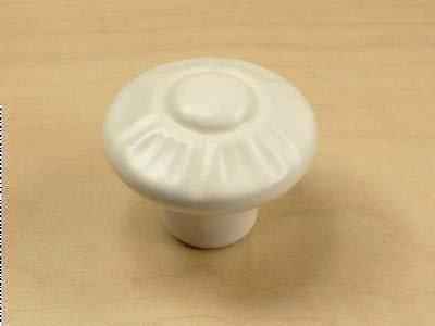 Century Hardware 51017-MCR Alps 1-3/8" DIA Ceramic Cabinet Knob Matt Cream