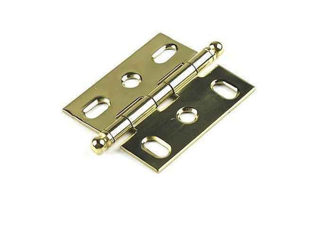 Century Hardware cabinet hinge in satin stainless, additional view