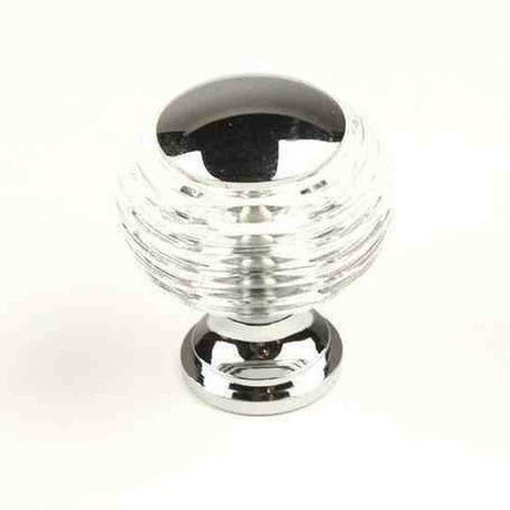 Century Hardware 10525-26CL polished chrome/clear acrylic cabinet knob