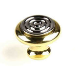Century Hardware 10905-326 polished brass/polished chrome cabinet knob