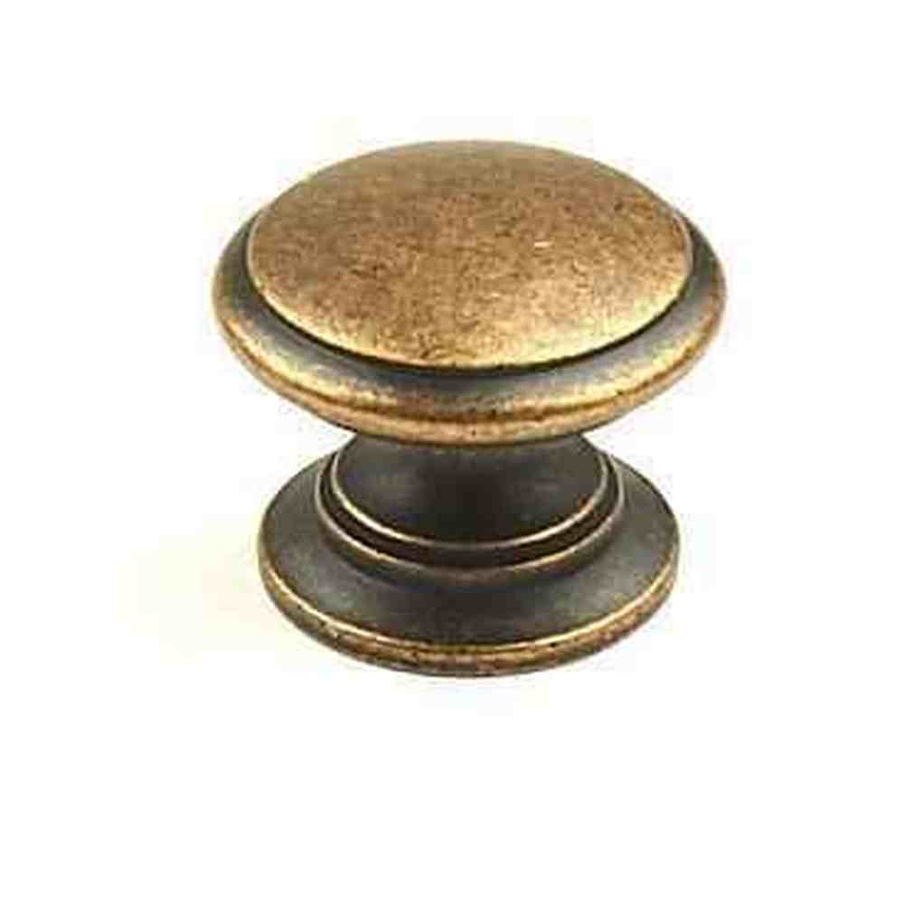 Century Hardware 12816-AC aged copper cabinet knob