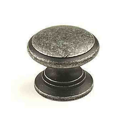 Century Hardware 12816-AS aged silver cabinet knob