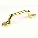 Century Hardware 14943-3 polished brass cabinet pull handle