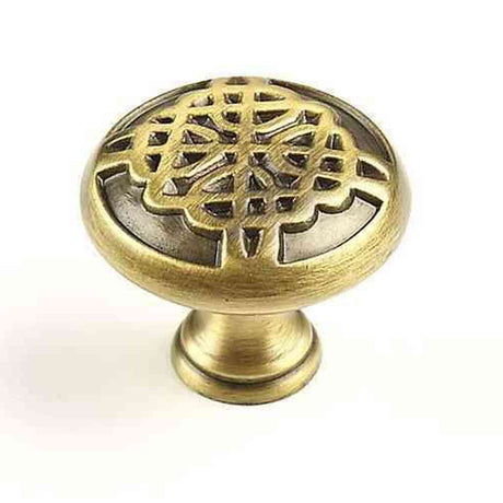 Century Hardware 29217-WB weathered brass cabinet knob