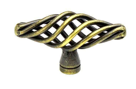 Century Hardware Orleans cabinet knob in satin stainless, additional view