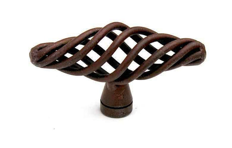 Century Hardware Orleans cabinet knob in satin stainless, additional view