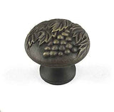 Century Hardware Vineyard cabinet knob in satin stainless, additional view