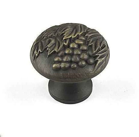 Century Hardware Vineyard cabinet knob in satin stainless, additional view