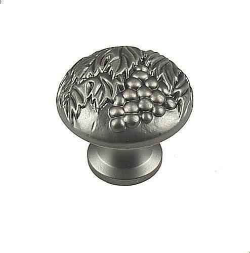 Century Hardware Vineyard cabinet knob in satin stainless, additional view
