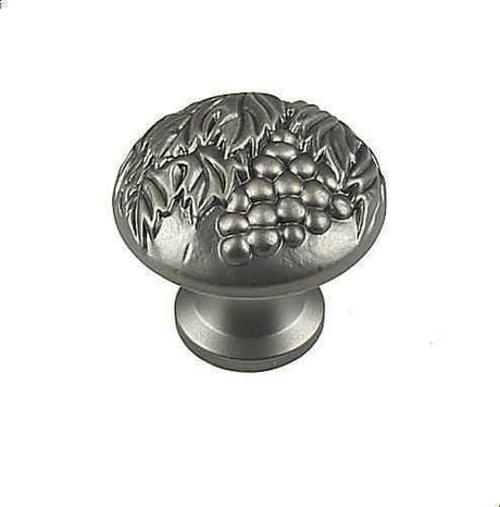 Century Hardware Vineyard cabinet knob in satin stainless, additional view