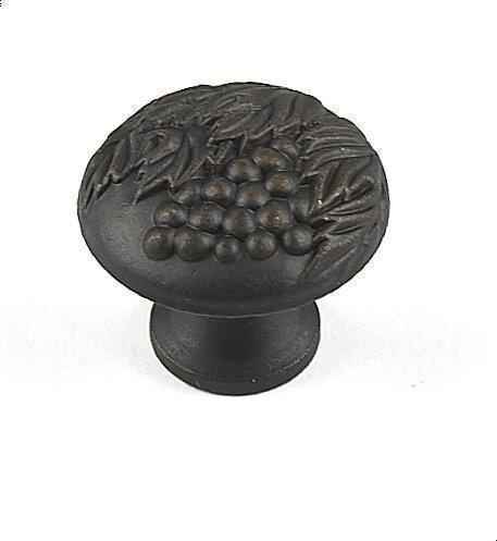 Century Hardware Vineyard cabinet knob in satin stainless, additional view