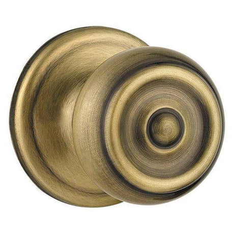 Kwikset 788PE-5BB antique brass single dummy door knob