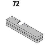LCN 146072DKBRZ dark bronze door closer plastic cover