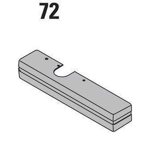 LCN 146072DKBRZ dark bronze door closer plastic cover