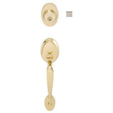 Schlage F62-PLY-ELA Plymouth Double Cylinder Handleset