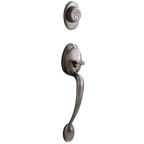 Schlage F62-PLY-FLA-RH Right Hand Plymouth Double Cylinder Handleset