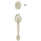 Schlage F62-PLY-FLA-RH Right Hand Plymouth Double Cylinder Handleset