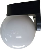Dabmar Lighting W2200-L12-50K-B black outdoor wall light fixture