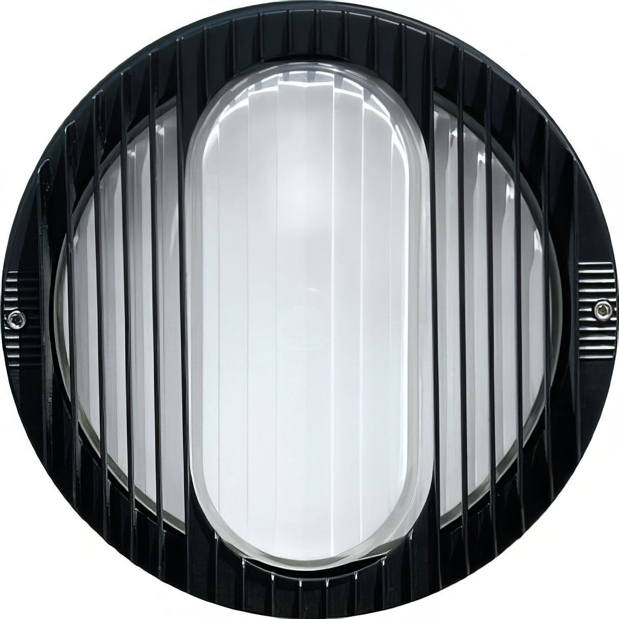 Dabmar Lighting W3050-L12-30K-B black outdoor wall light fixture