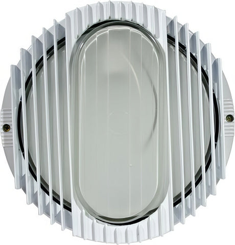 Dabmar Lighting W3050-L7-30K-W white outdoor wall light fixture