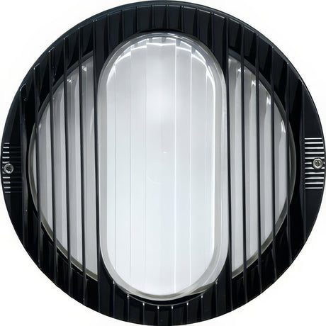 Dabmar Lighting W3050-L7-65K-B black outdoor wall light fixture