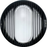 Dabmar Lighting W3050-L7-65K-B black outdoor wall light fixture