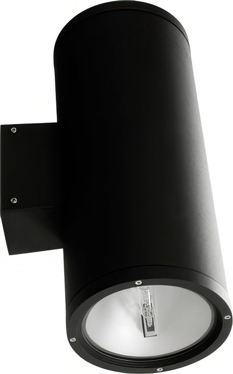 Dabmar Lighting W3700-L12-50K-B black outdoor wall light fixture