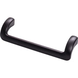 Top Knobs TK951BLK Kentfield 5 1/16" Center to Center Drop Handle Flat Black