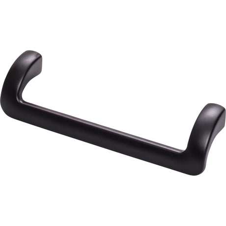 Top Knobs TK951BLK Kentfield 5 1/16" Center to Center Drop Handle Flat Black